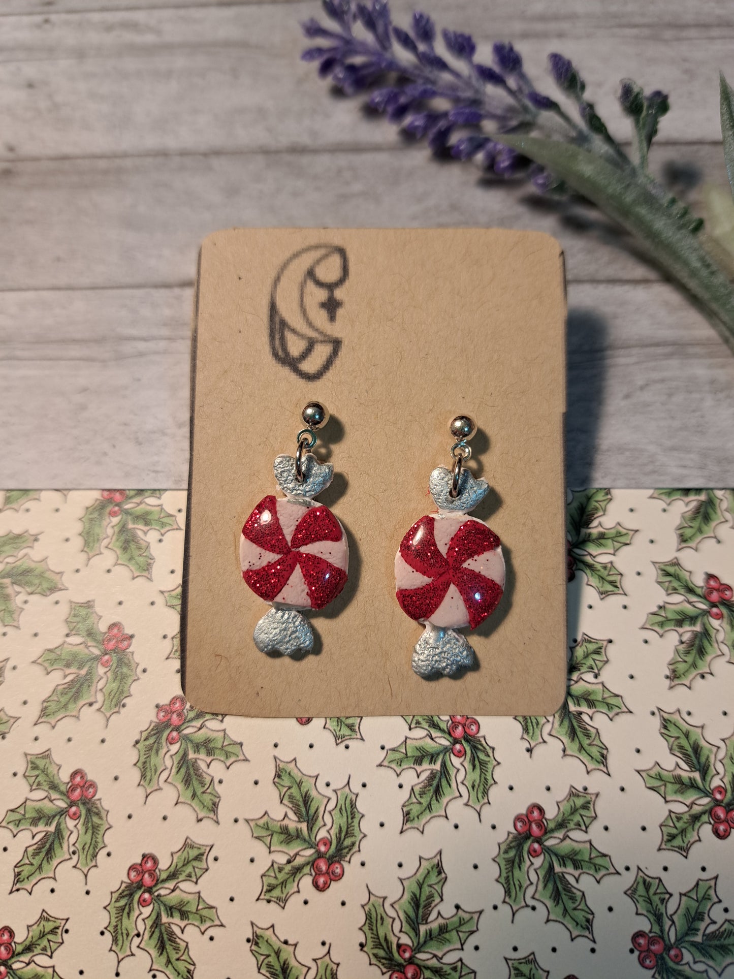 Peppermint Swirl Earrings