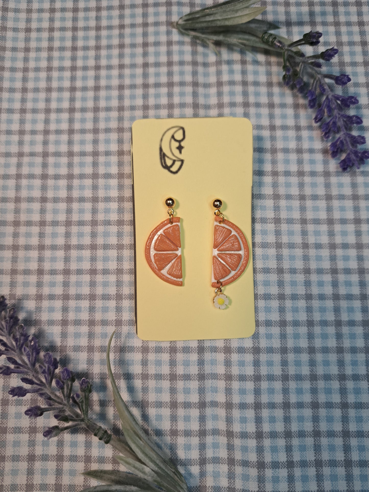 Orange Slice Dangle w/ Blossom