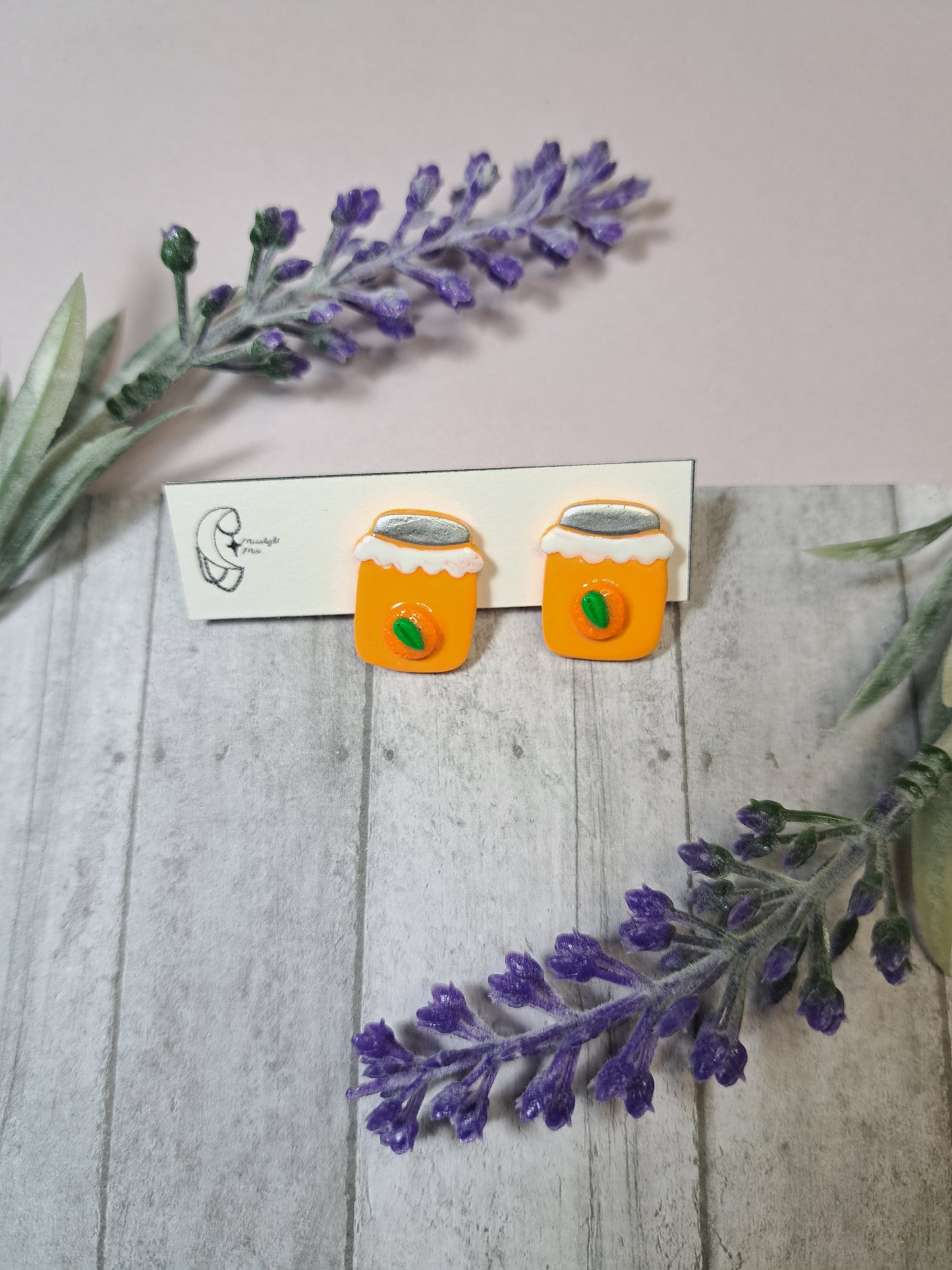 Fruit Jam Jar Studs