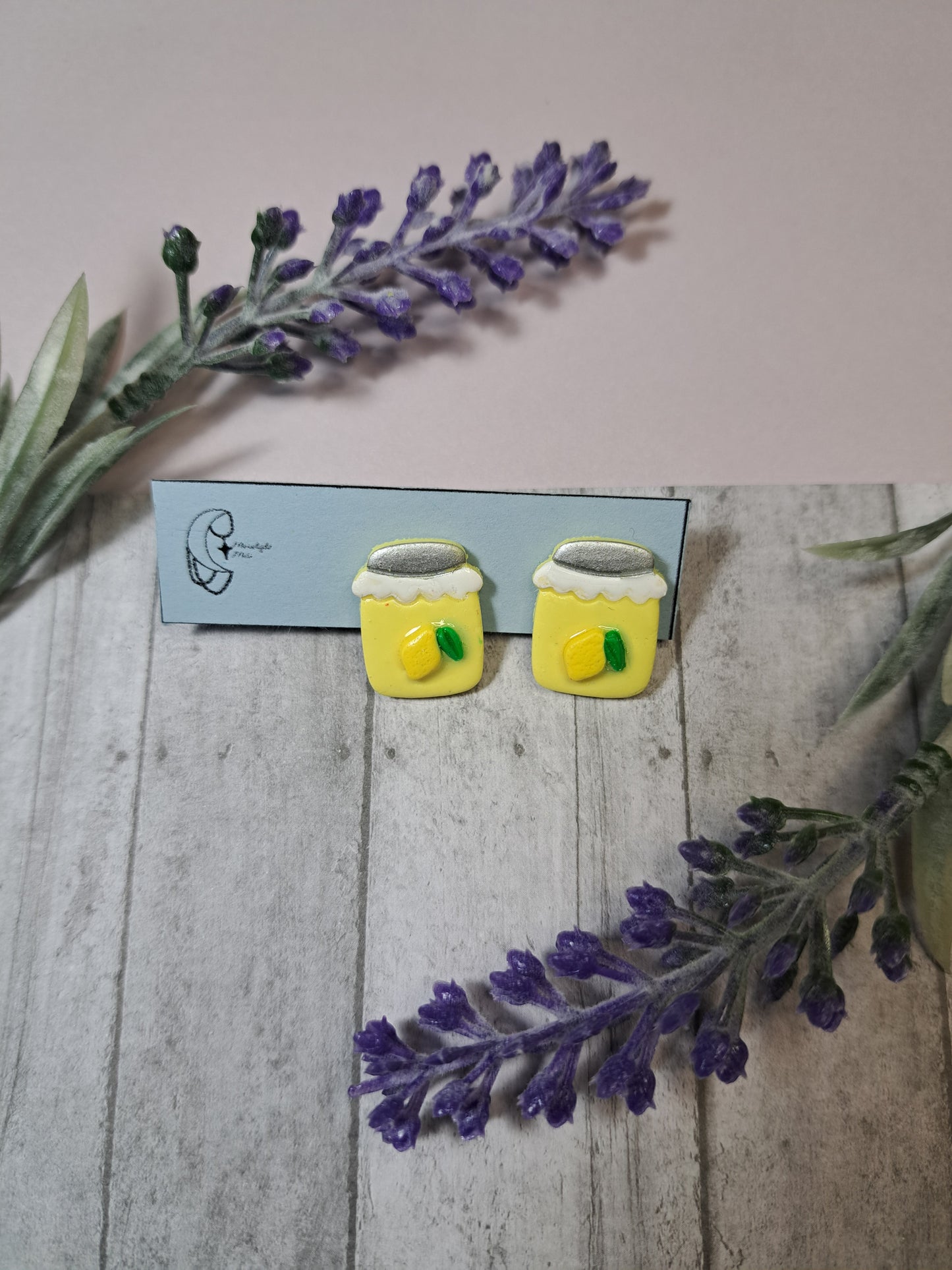 Fruit Jam Jar Studs