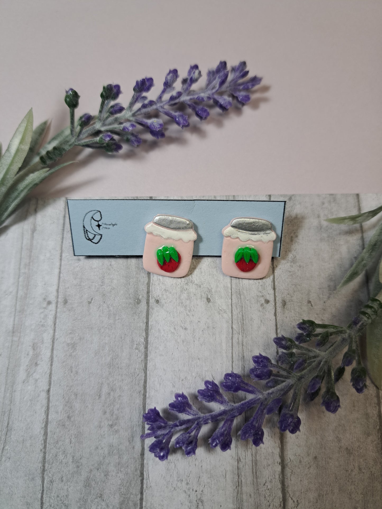 Fruit Jam Jar Studs