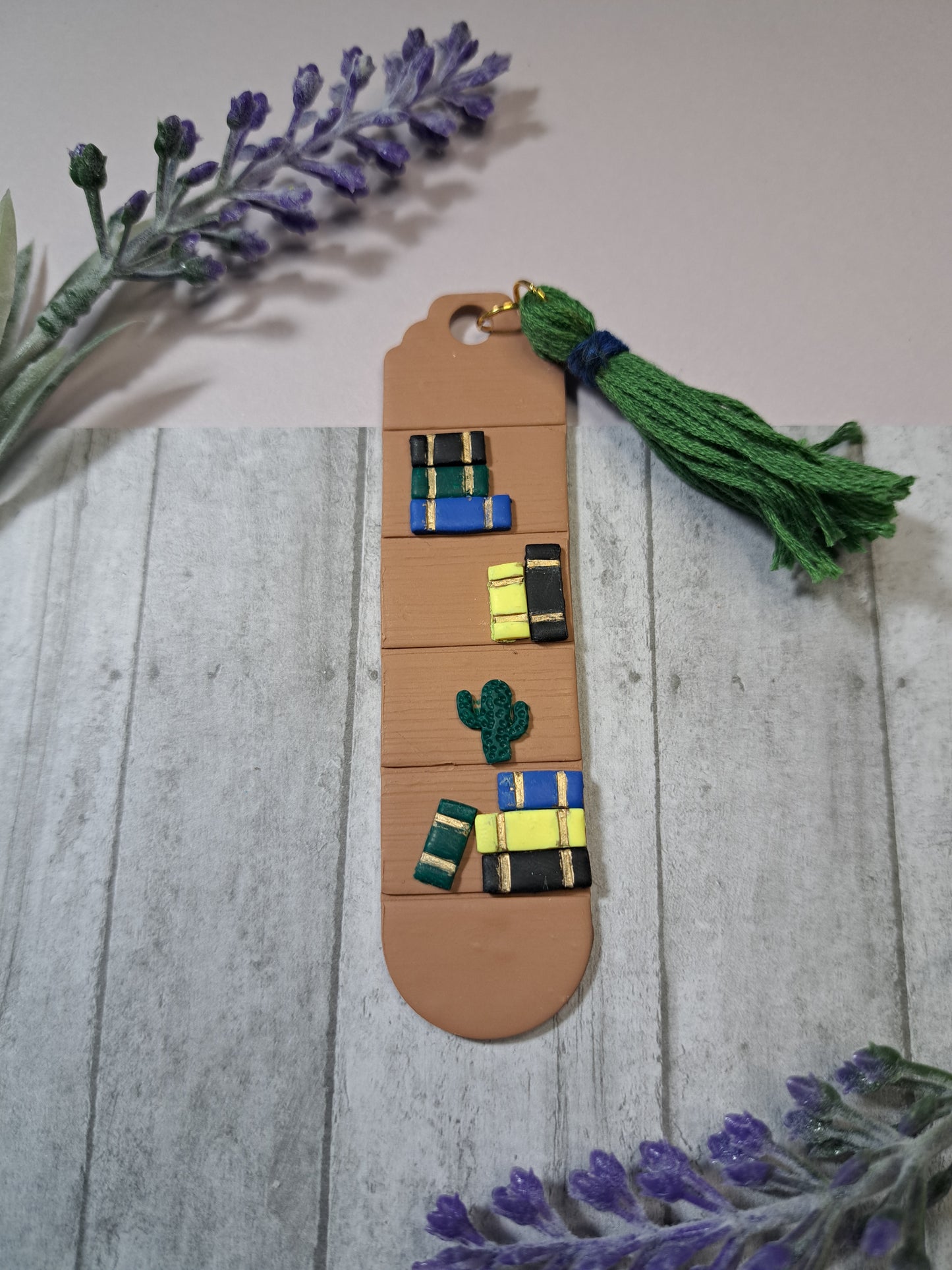 Bookshelf Bookmark w/ Tassel