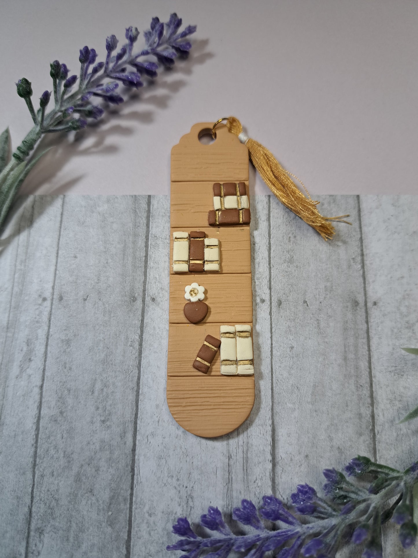 Bookshelf Bookmark w/ Tassel