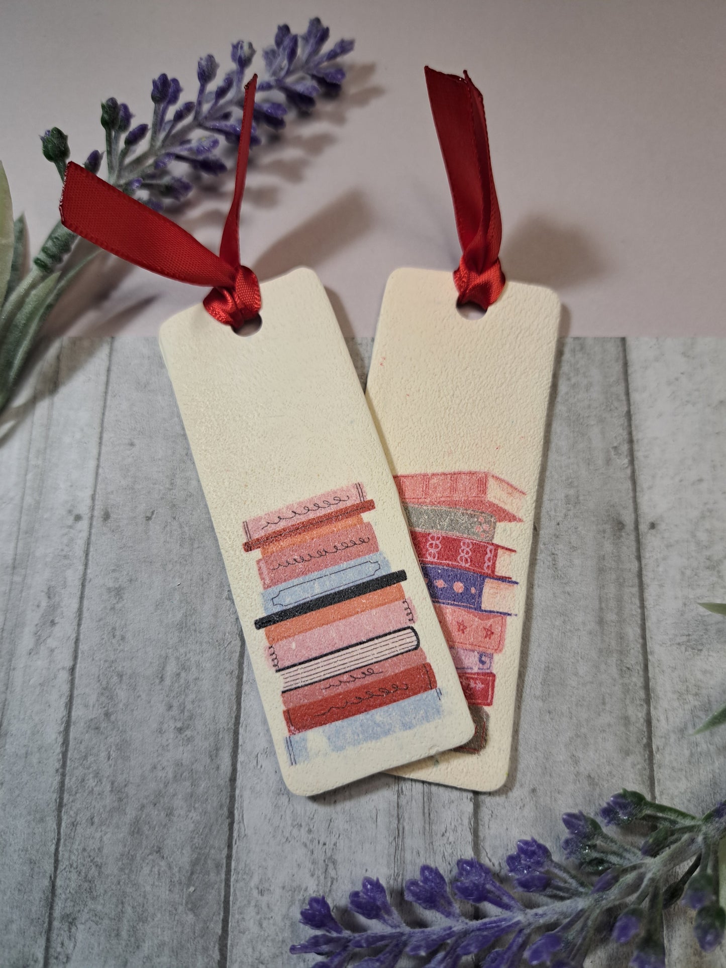 Book Stack Bookmark