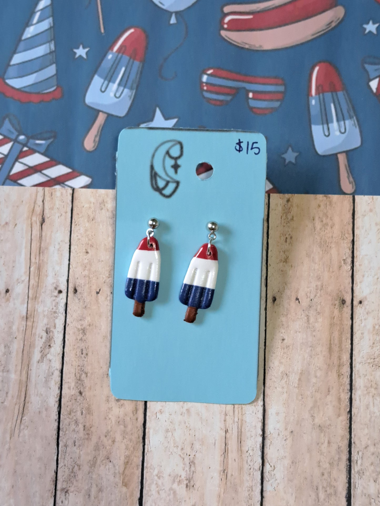 Bomb Pop Dangle Earrings