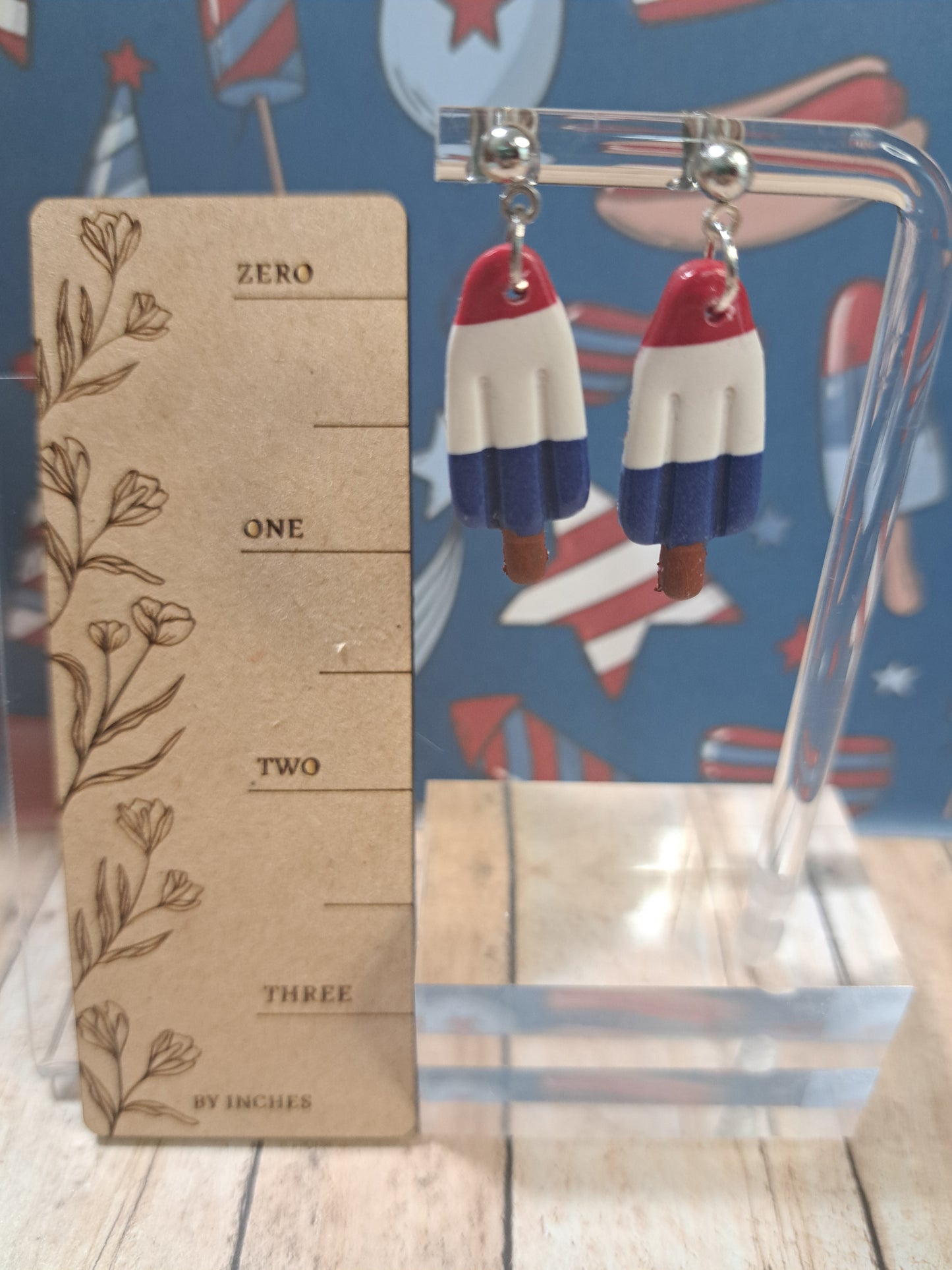 Bomb Pop Dangle Earrings