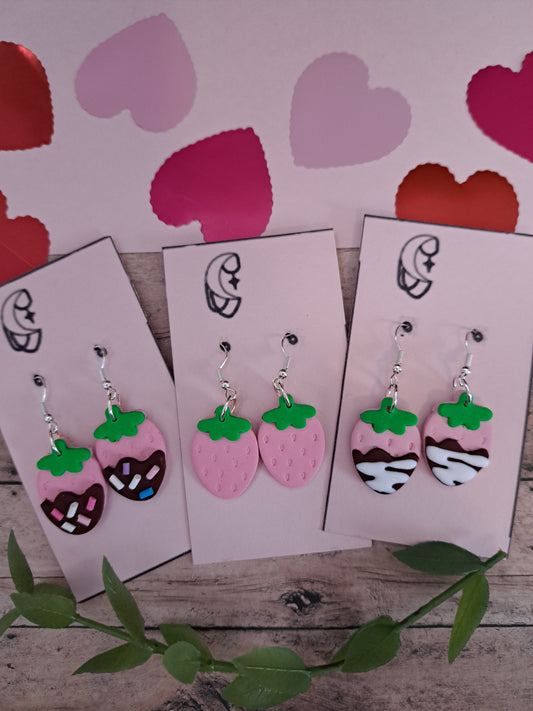 Strawberry Dangle Earring