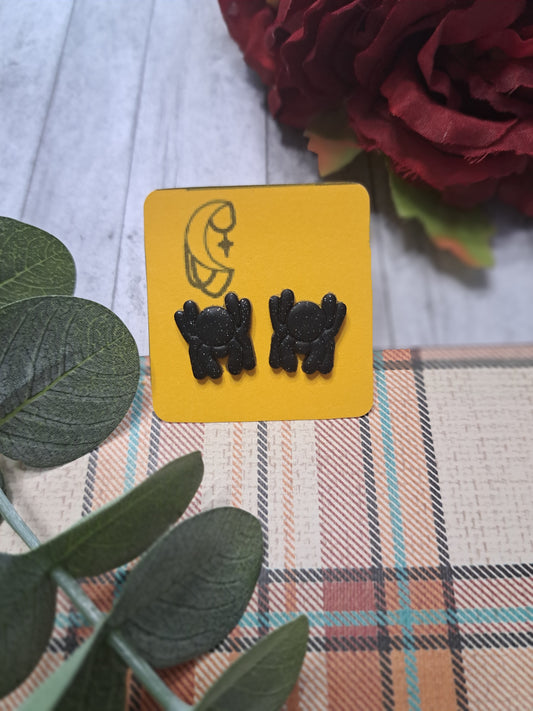 Black Spider Studs