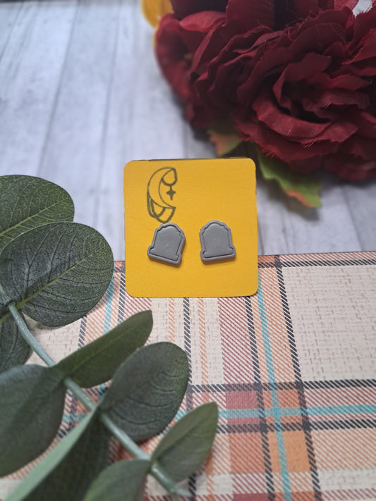 Gravestone Earrings